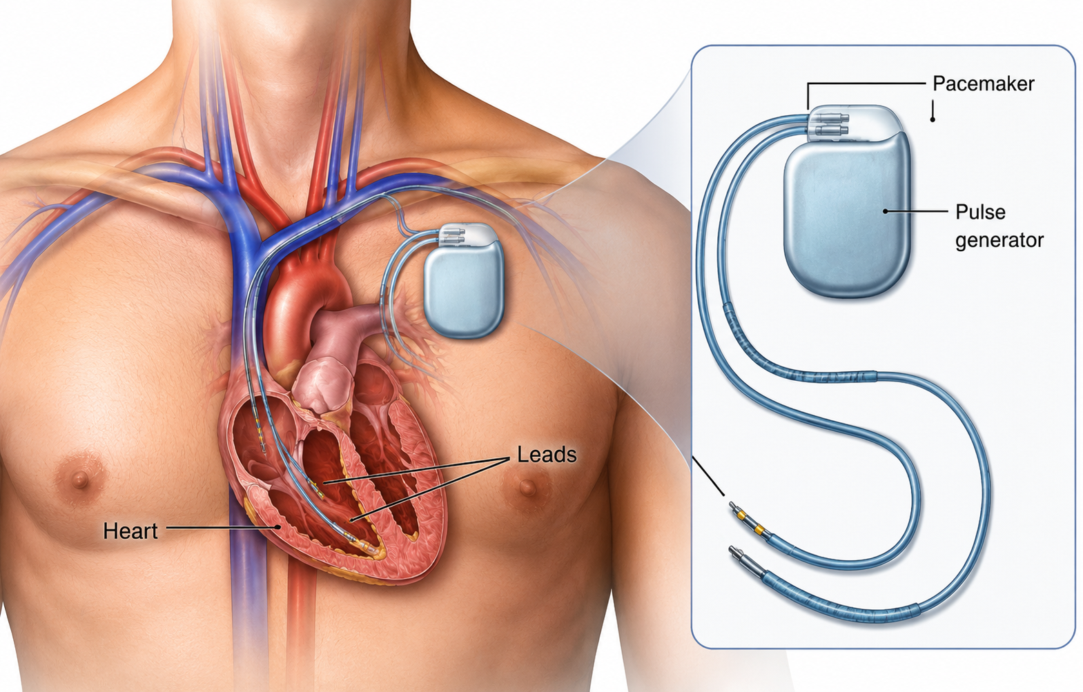 Permanent Pacemaker Implantation (MRI Non-Compatible) Single Chamber Package in Artemis Hospital